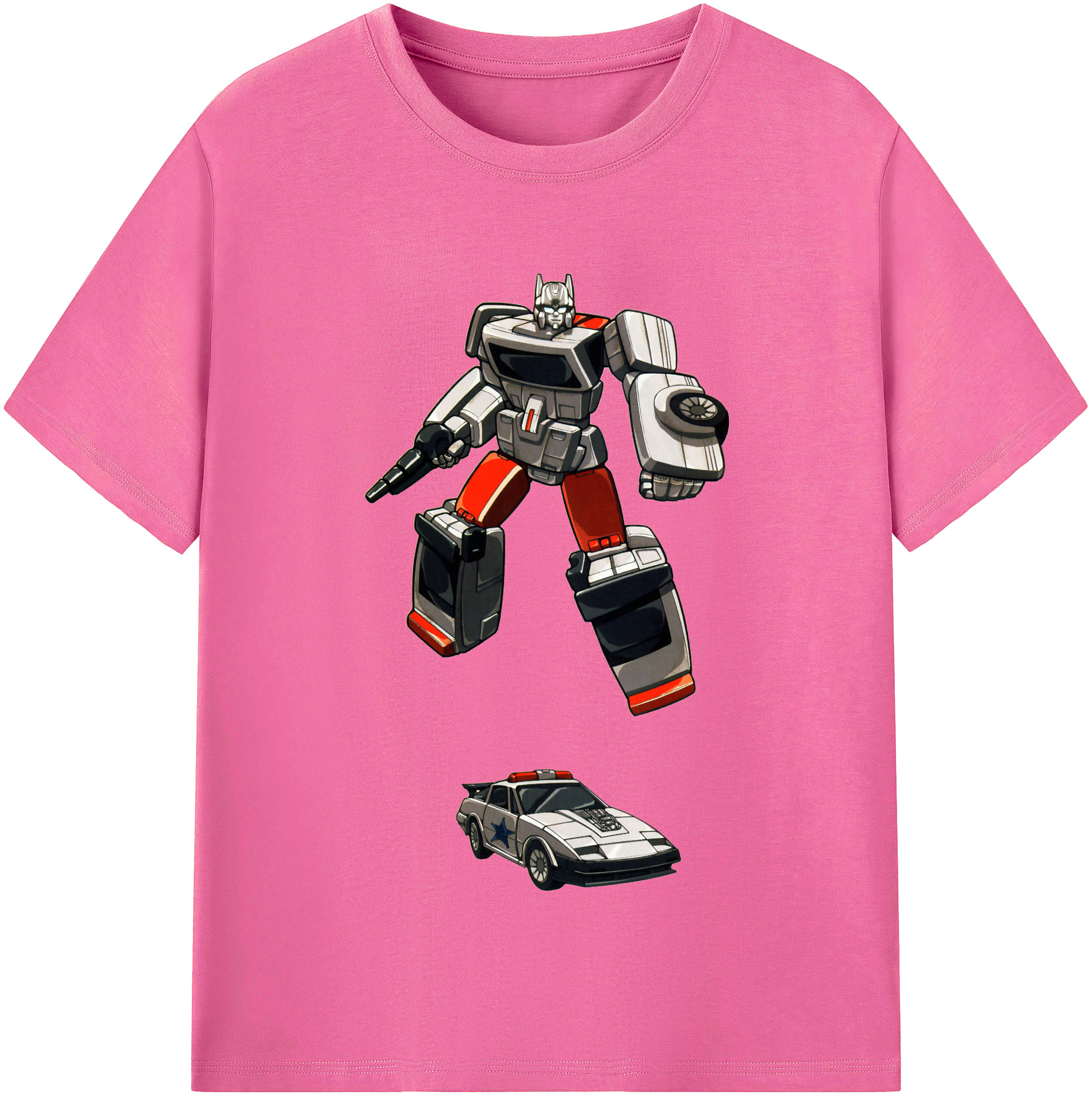 （画像用）  レディースカジュアルプリントTシャツ（綿100％）